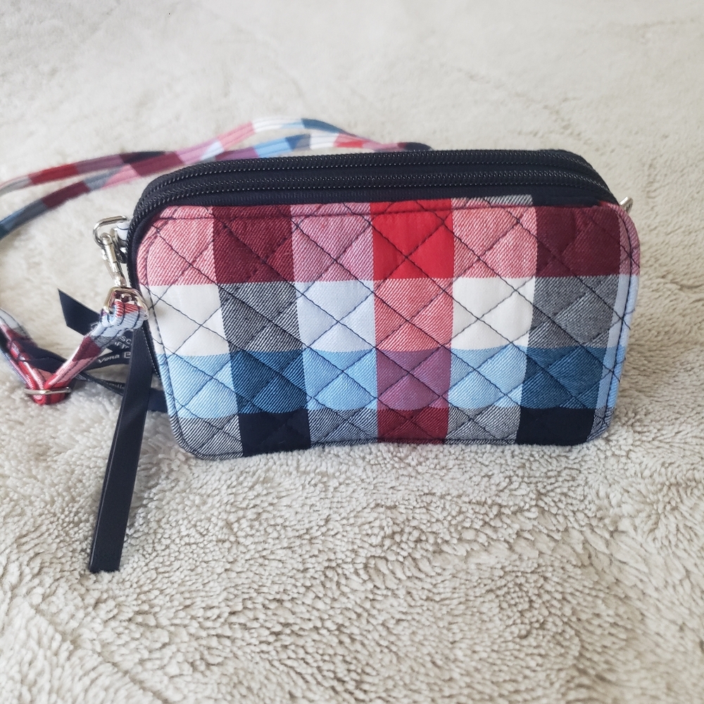 Vera Bradley Plaid Quilted Crossbody Bag
